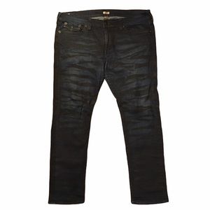 True Religion Mens Geno Slim Tiger Print Jeans